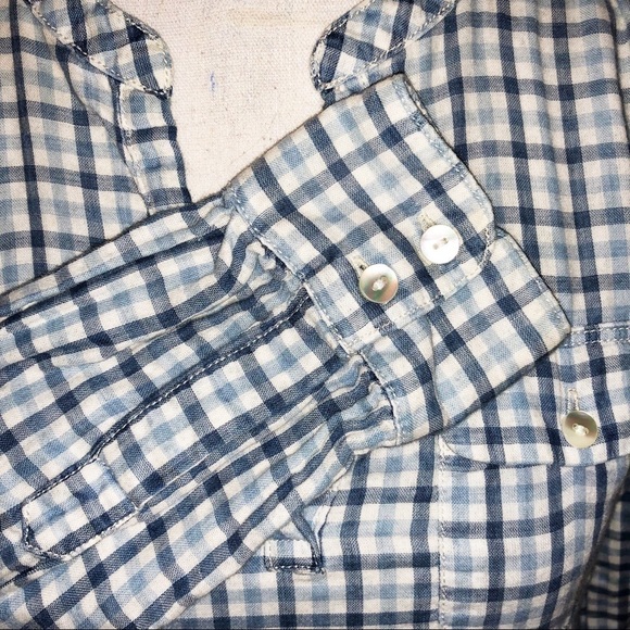 LUCKY BRAND Plaid Pullover Blouse Size XS - Picture 4 of 10
